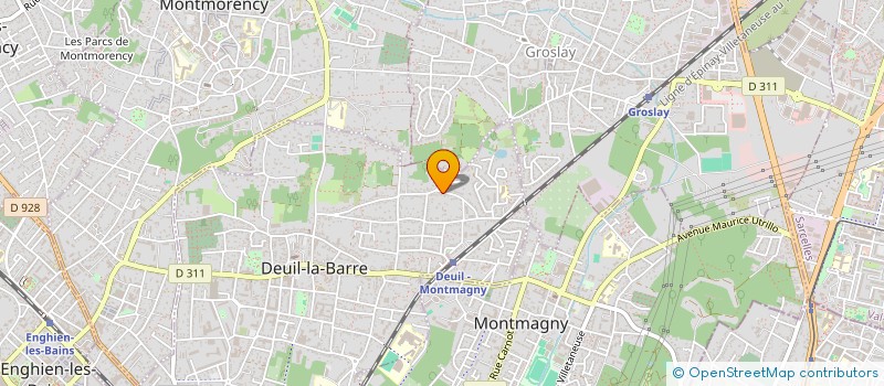 localisation de l'entreprise SCI ONIL  DEUIL-LA-BARRE