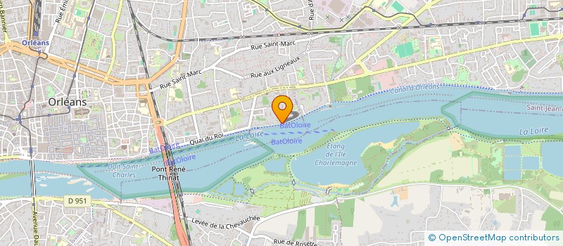localisation de l'entreprise SCI ONIS à ORLEANS