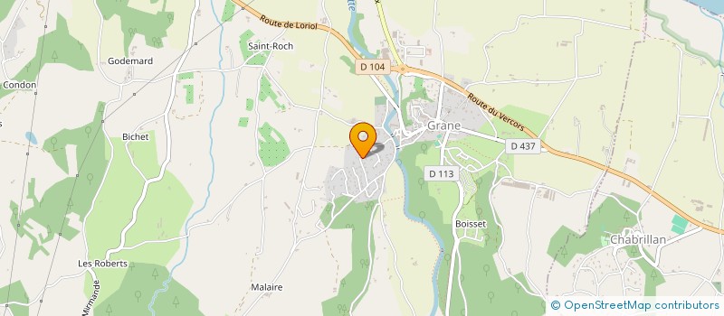 localisation de l'entreprise SCI ONISAC à GRANE