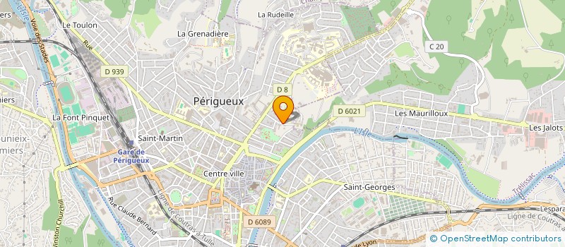 localisation de l'entreprise SCI ONLAY à PERIGUEUX
