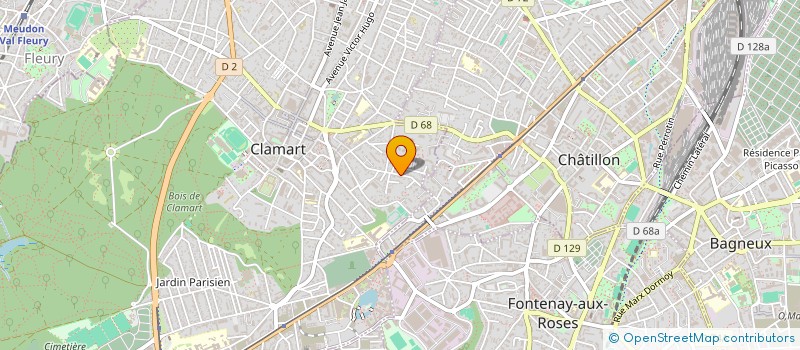 localisation de l'entreprise SCI ONNO à CLAMART