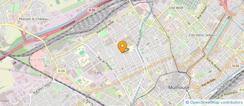 localisation de l'entreprise SCI ONS  MULHOUSE