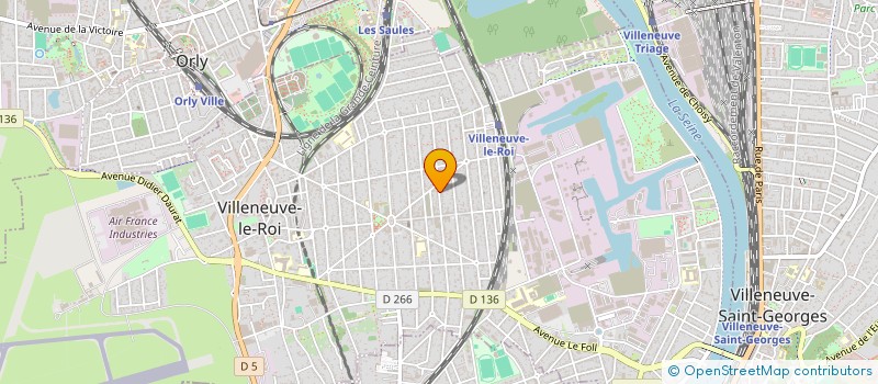 localisation de l'entreprise SCI ONSI  VILLENEUVE-LE-ROI