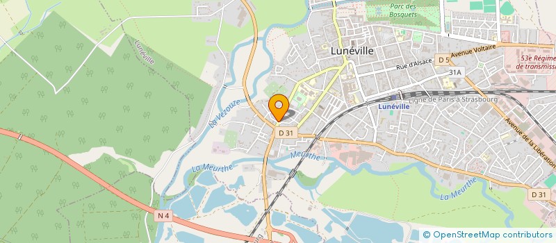 localisation de l'entreprise SCI ONUR  LUNEVILLE