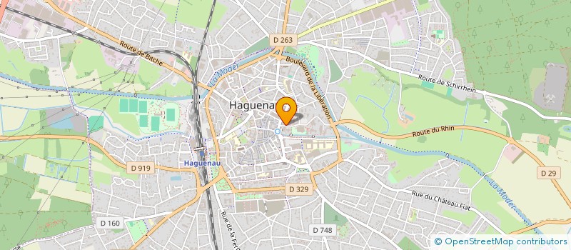 localisation de l'entreprise SCI ONUR  HAGUENAU