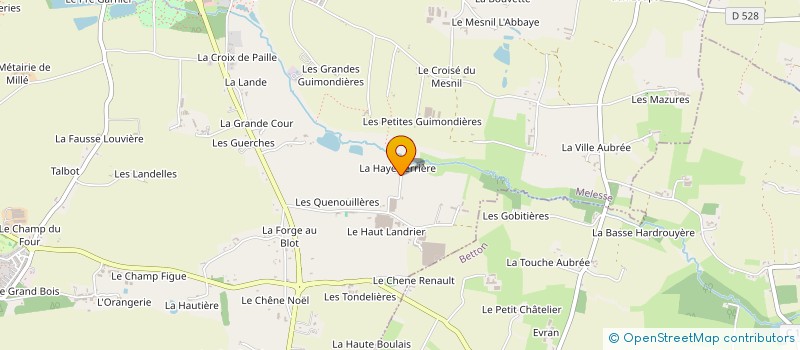 localisation de l'entreprise SCI ONY  MELESSE