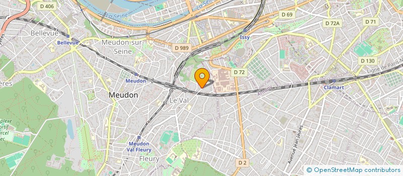 localisation de l'entreprise SCI ONYE à MEUDON