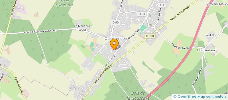 localisation de l'entreprise SCI ONYX  QUINCAMPOIX