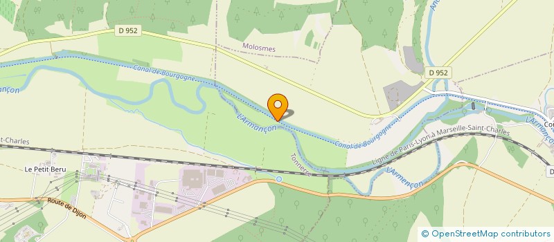 localisation de l'entreprise SCI ONYX 511  MOLOSMES