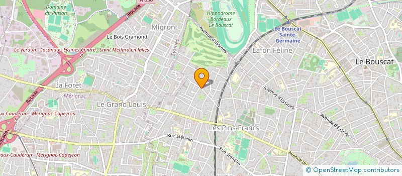 localisation de l'entreprise SCI ONYX  BORDEAUX