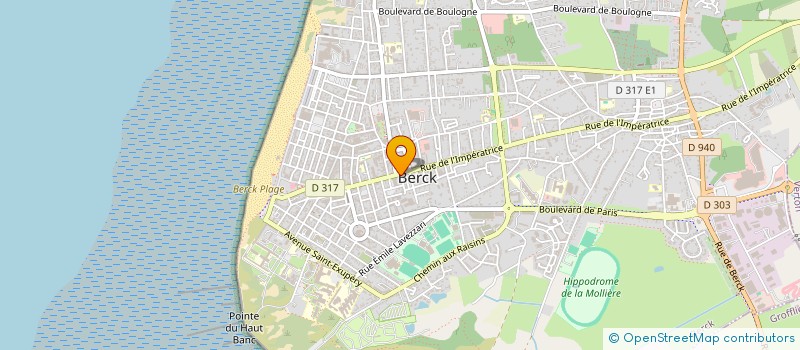 localisation de l'entreprise SCI ONYX  BERCK