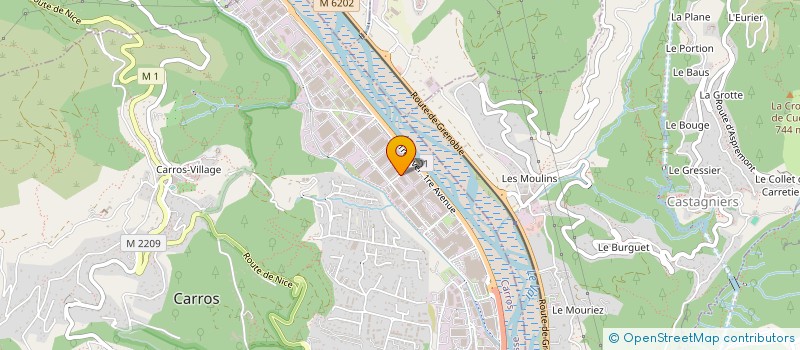 localisation de l'entreprise SCI ONZE à CARROS