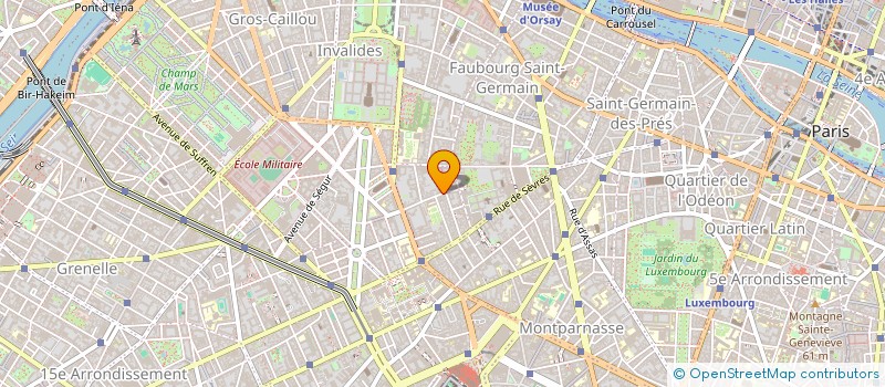 localisation de l'entreprise SCI ONZE  LEVALLOIS-PERRET