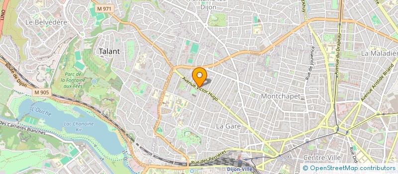 localisation de l'entreprise SCI OP INVEST à DIJON