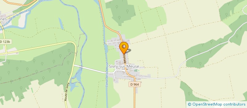localisation de l'entreprise SCI OP INVEST à SIVRY-SUR-MEUSE