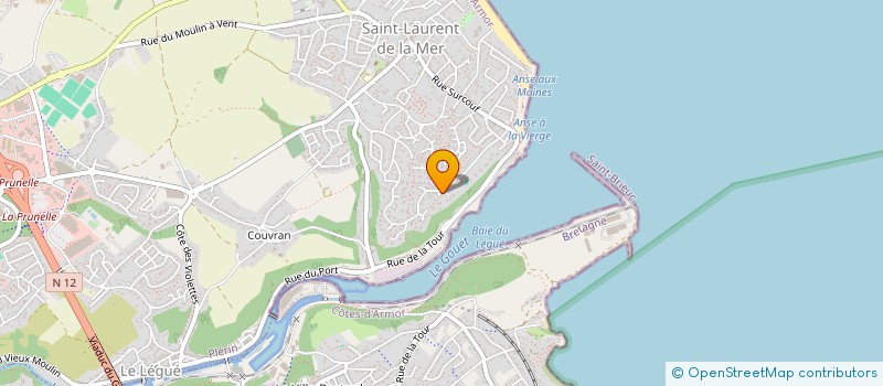 localisation de l'entreprise SCI OPA  PLERIN