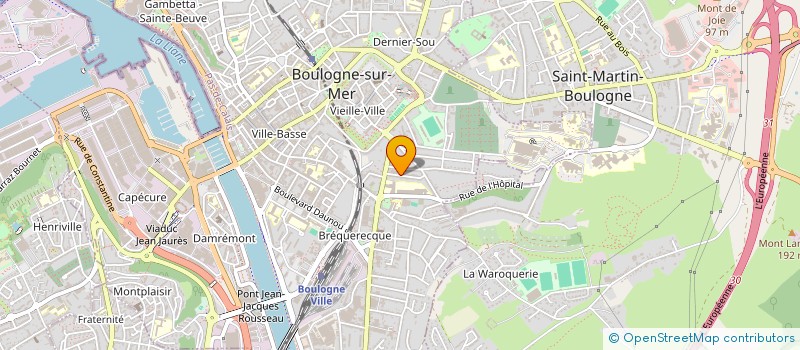 localisation de l'entreprise SCI OPACO à BOULOGNE-SUR-MER