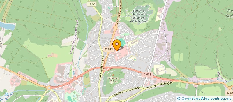 localisation de l'entreprise SCI OPAL  SAINT-AVOLD