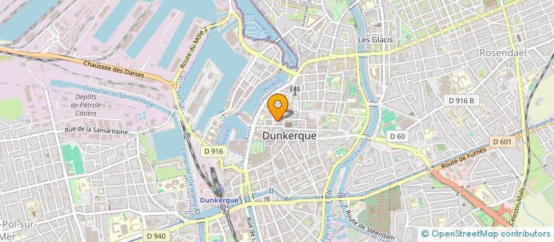 localisation de l'entreprise SCI OPALE à DUNKERQUE