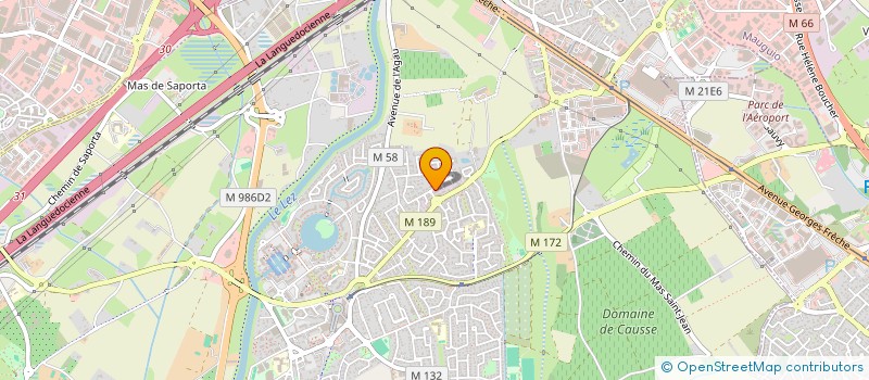 localisation de l'entreprise SCI OPALE à LATTES