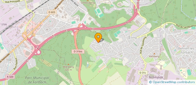 localisation de l'entreprise SCI OPALE  TING