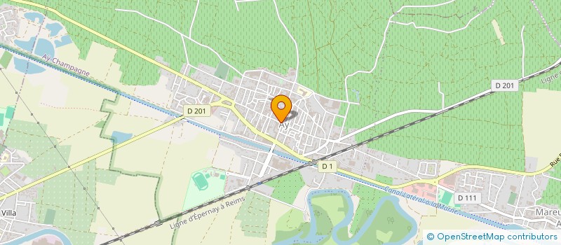 localisation de l'entreprise SCI OPALE  AY-CHAMPAGNE