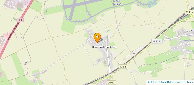 localisation de l'entreprise SCI OPALE  AVELIN