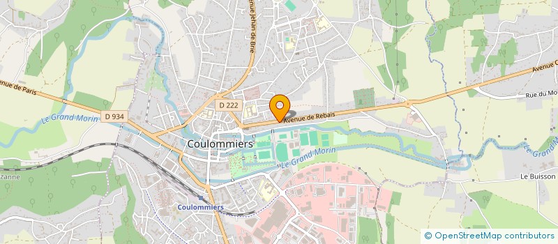 localisation de l'entreprise SCI OPALE  COULOMMIERS
