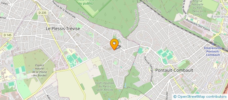 localisation de l'entreprise SCI OPALE  LE PLESSIS-TREVISE