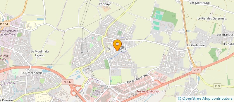 localisation de l'entreprise SCI OPALE  PUILBOREAU