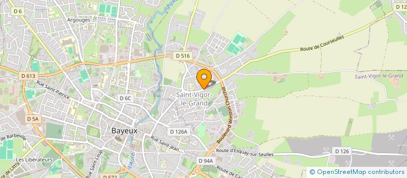 localisation de l'entreprise SCI OPALE  SAINT-VIGOR-LE-GRAND