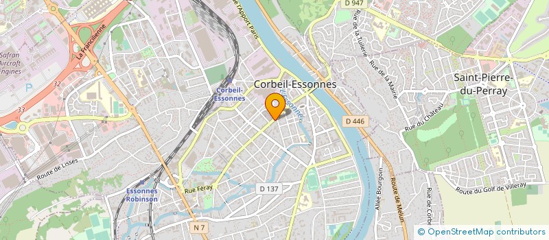 localisation de l'entreprise SCI OPALE à CORBEIL-ESSONNES