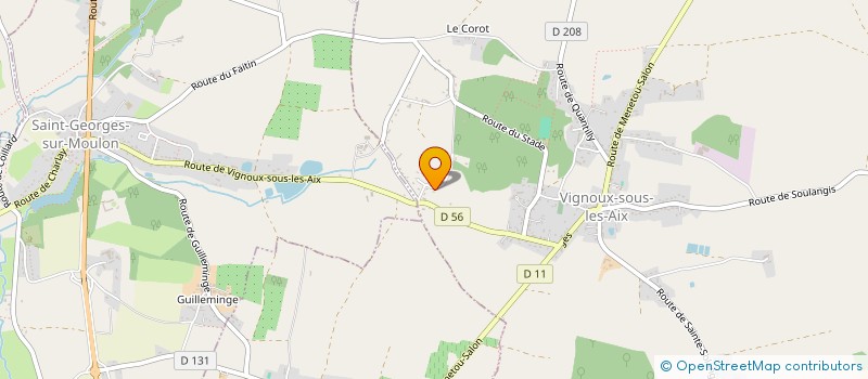 localisation de l'entreprise SCI OPALE  VIGNOUX-SOUS-LES-AIX