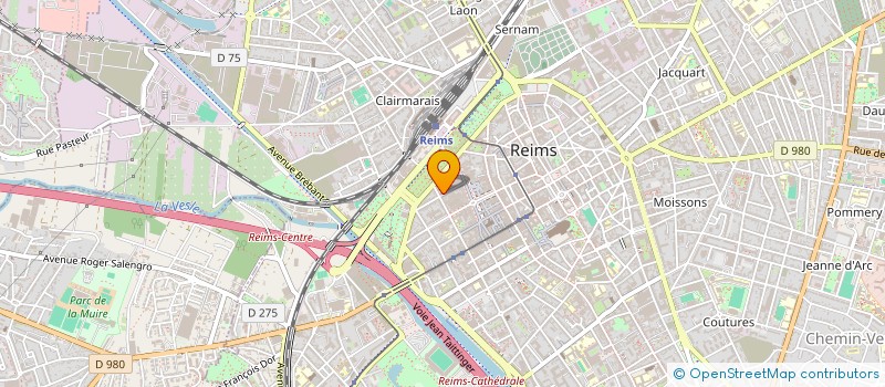 localisation de l'entreprise SCI OPALE  REIMS