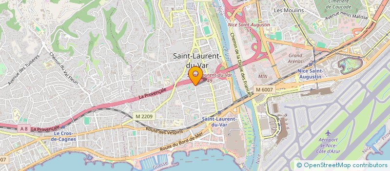localisation de l'entreprise SCI OPALE DCXLVI à SAINT-LAURENT-DU-VAR