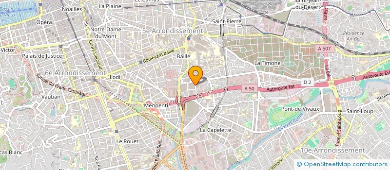 localisation de l'entreprise SCI OPAVI à MARSEILLE