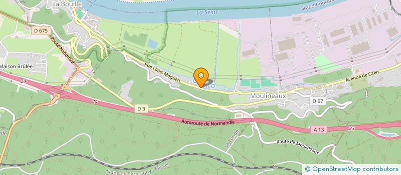 localisation de l'entreprise SCI OPEN AIR  MOULINEAUX