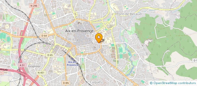 localisation de l'entreprise SCI OPERA  AIX-EN-PROVENCE