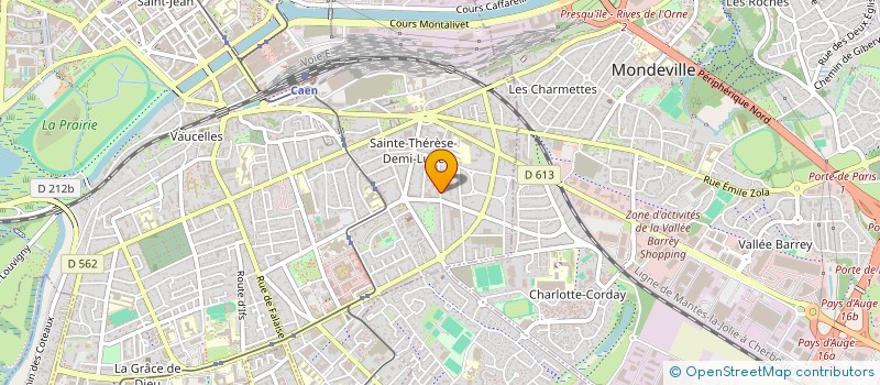 localisation de l'entreprise SCI OPERA à CAEN