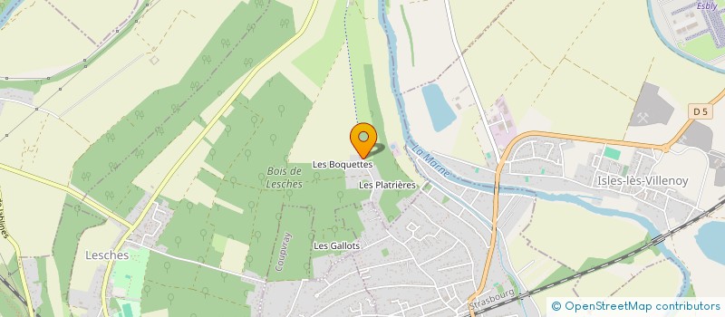 localisation de l'entreprise SCI OPERA  LESCHES