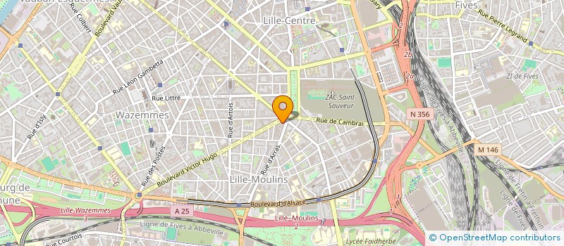 localisation de l'entreprise SCI OPERA à LILLE