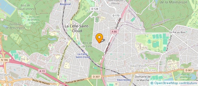 localisation de l'entreprise SCI OPERA  LA CELLE-SAINT-CLOUD