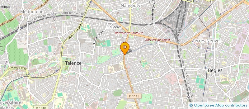 localisation de l'entreprise SCI OPERA IES à BEGLES