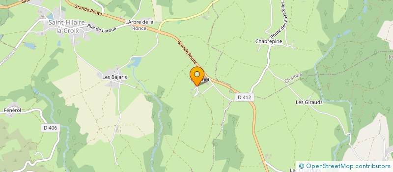 localisation de l'entreprise SCI OPERA WILSON  SAINT-HILAIRE-LA-CROIX