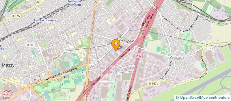 localisation de l'entreprise SCI OPG ANTONY à ANTONY