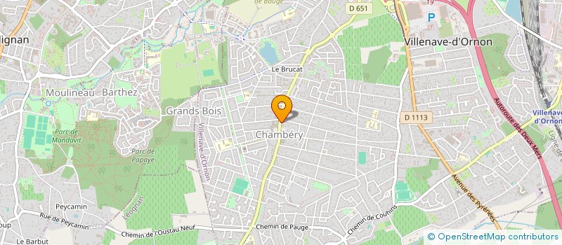 localisation de l'entreprise SCI OPH à VILLENAVE-D'ORNON