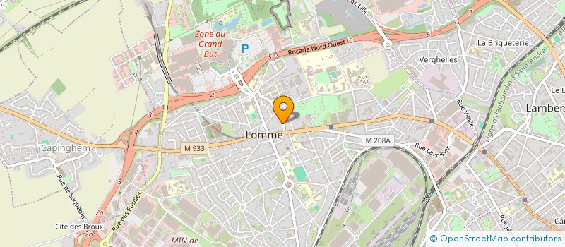 localisation de l'entreprise SCI OPH à LILLE