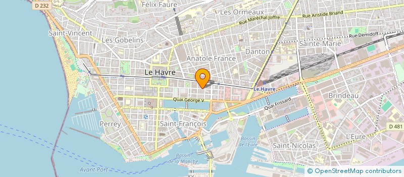 localisation de l'entreprise SCI OPH à LE HAVRE