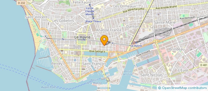 localisation de l'entreprise SCI OPH2 à LE HAVRE