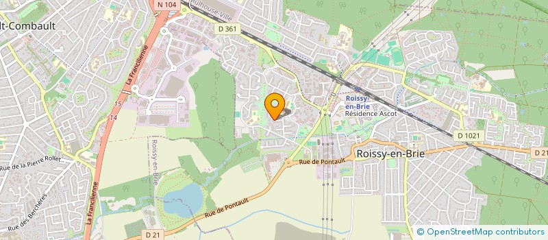 localisation de l'entreprise SCI OPHANT  ROISSY-EN-BRIE